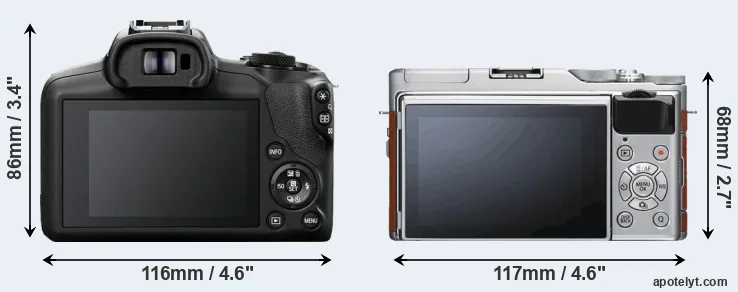 Comparison R100 or X-A5 rear