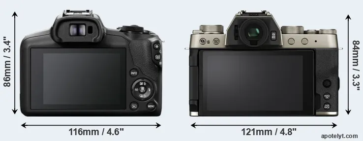 Comparison R100 or X-T200 rear