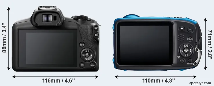 Comparison R100 or XP140 rear