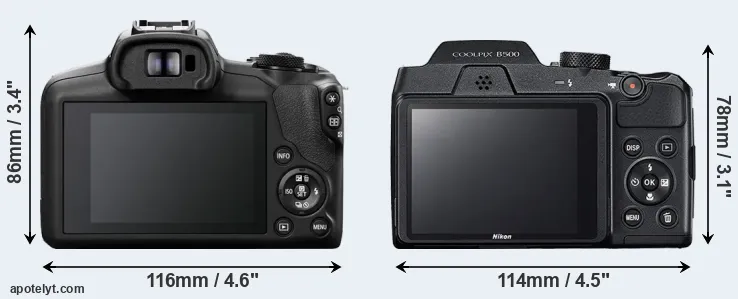 Comparison R100 or B500 rear