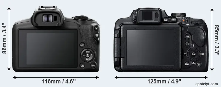 Comparison R100 or B700 rear