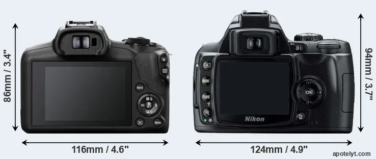 Comparison R100 or D40 rear