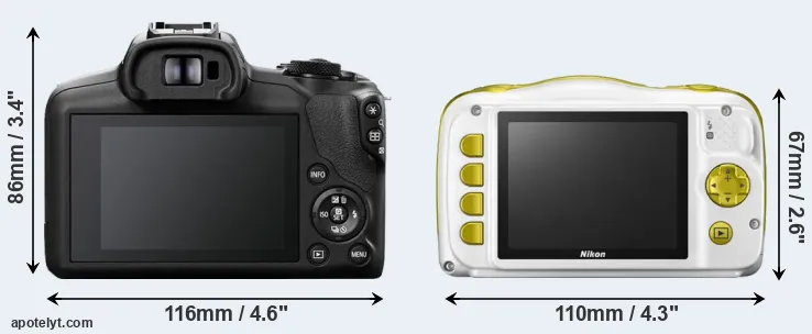 Comparison R100 or W150 rear