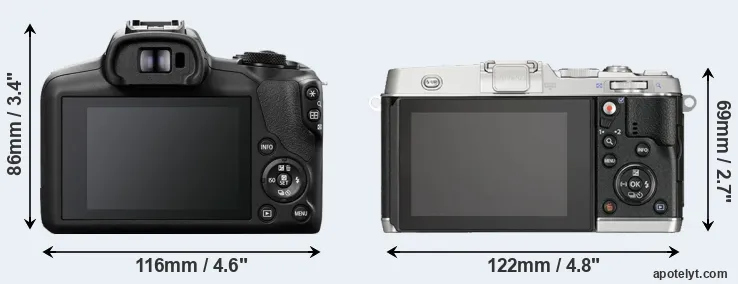 Comparison R100 or E-P5 rear