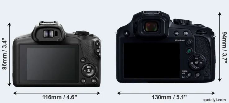 Comparison R100 or FZ82D rear