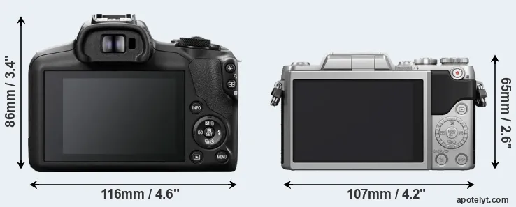 Comparison R100 or GF7 rear