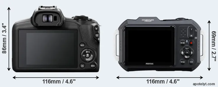 Comparison R100 or WG-1000 rear