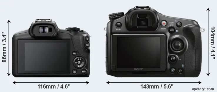 Comparison R100 or A68 rear
