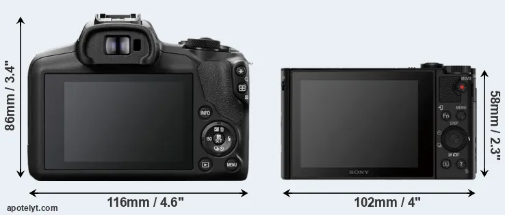Comparison R100 or HX80 rear