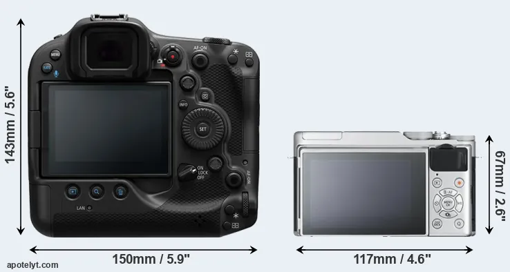 Comparison R3 or X-A10 rear