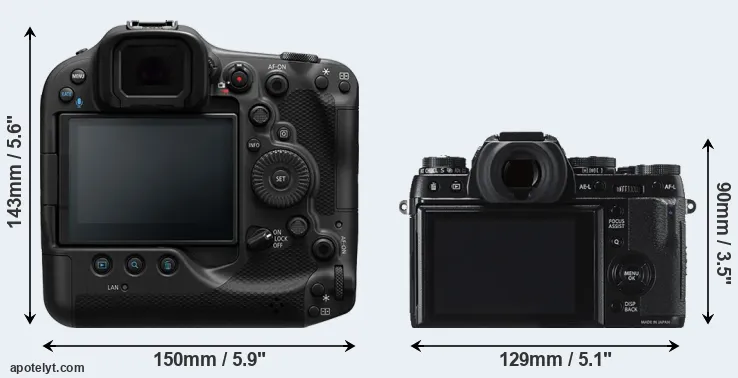 Comparison R3 or X-T1 rear