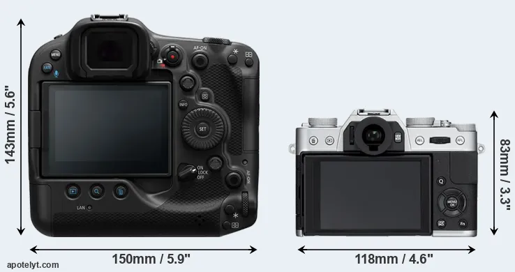 Comparison R3 or X-T10 rear
