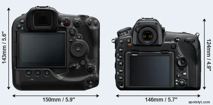 Comparison R3 or D850 rear