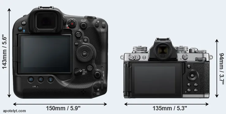 Comparison R3 or Z fc rear