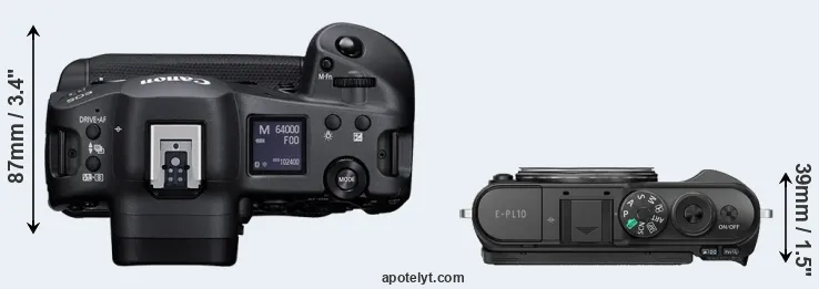 Compare R3 versus E-PL10 top