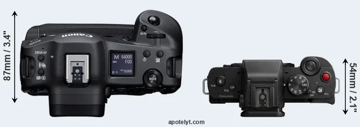 Compare R3 versus G110 top