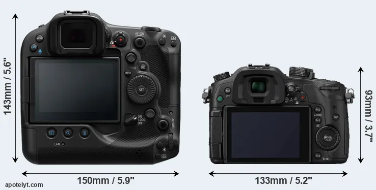 Comparison R3 or GH4 rear