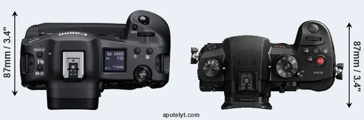 Compare R3 versus GH5s top