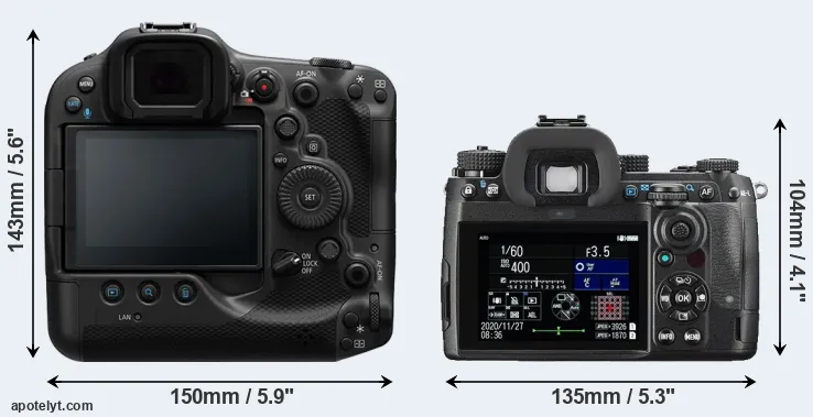 Comparison R3 or K-3 III rear