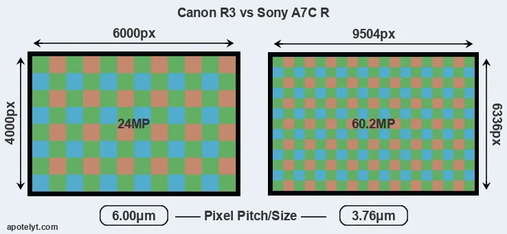 R3 versus A7C R MP