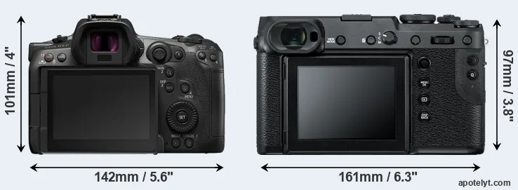 Comparison R5 C or GFX 50R rear