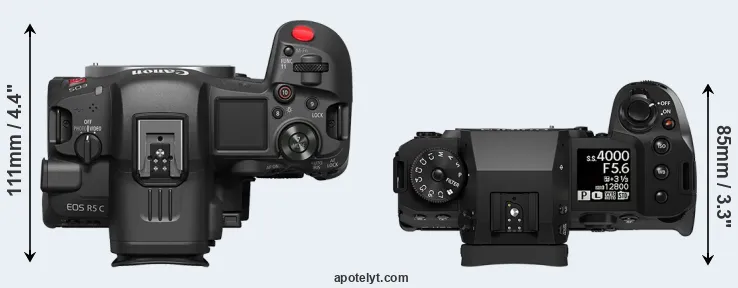 Compare R5 C versus X-H2S top