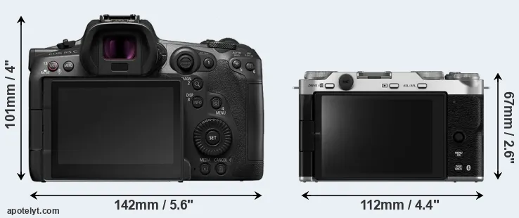 Comparison R5 C or X-M5 rear