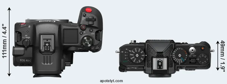 Compare R5 C versus Zf top
