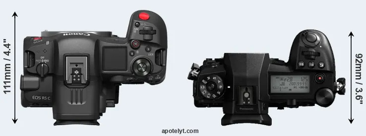 Compare R5 C versus G9 top