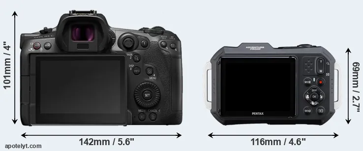 Comparison R5 C or WG-1000 rear