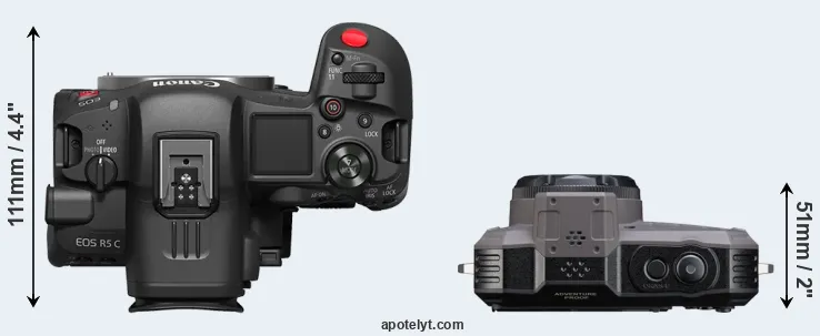 Compare R5 C versus WG-1000 top