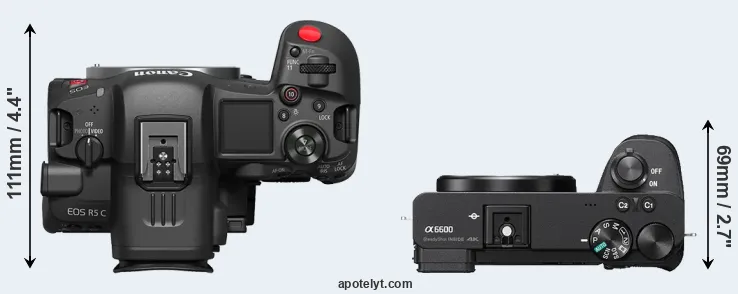 Compare R5 C versus A6600 top