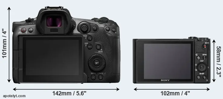 Comparison R5 C or WX800 rear
