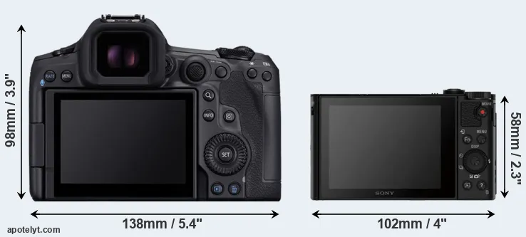 Comparison R5 Mark II or HX80 rear