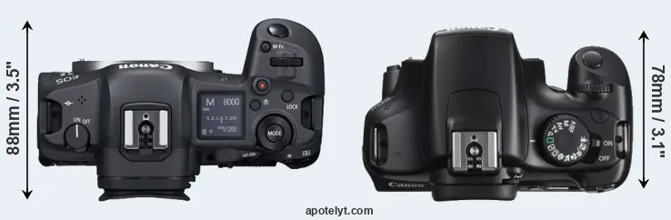 Compare R5 versus T3 top