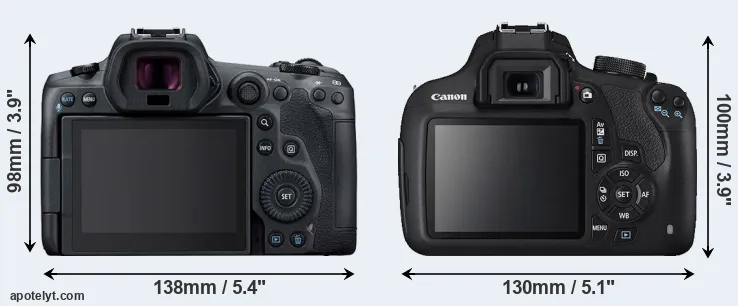 Comparison R5 or T5 rear