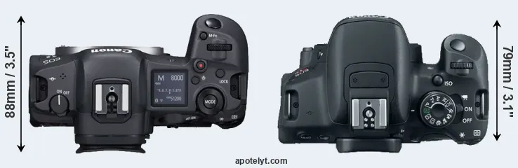 Compare R5 versus T5i top