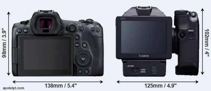 Comparison R5 or XC10 rear