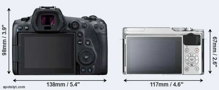 Comparison R5 or X-A10 rear