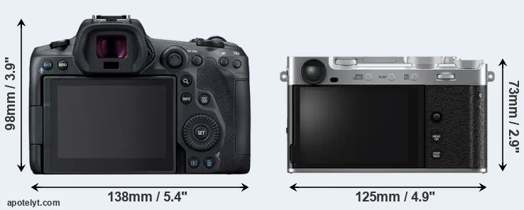 Comparison R5 or X-E5 rear