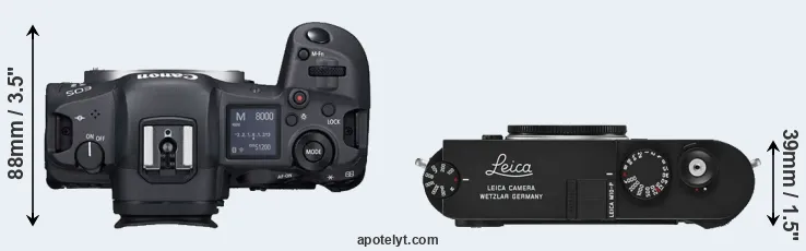 Compare R5 versus M10-P top