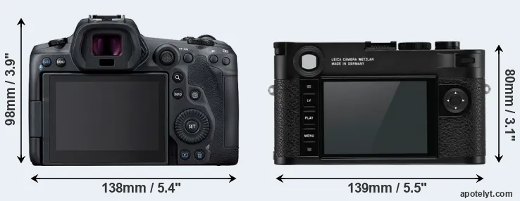 Comparison R5 or M10-R rear