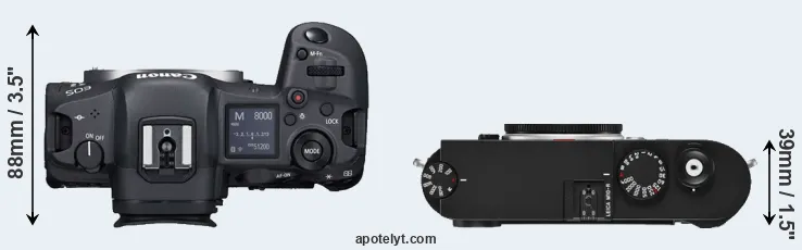 Compare R5 versus M10-R top