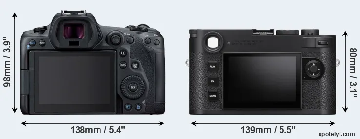 Comparison R5 or M11 rear