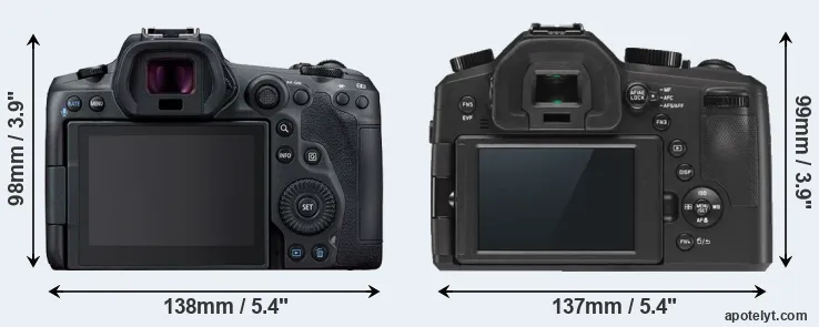 Comparison R5 or V-LUX Typ 114 rear