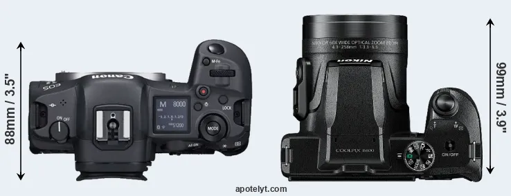 Compare R5 versus B600 top