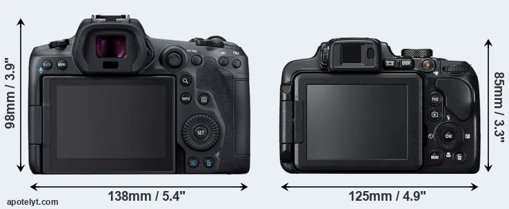 Comparison R5 or B700 rear