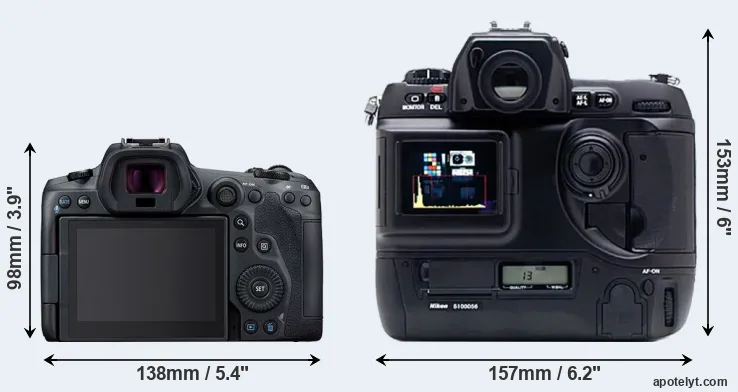 Comparison R5 or D1X rear