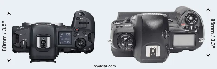Compare R5 versus D1X top