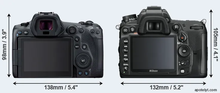Comparison R5 or D7000 rear